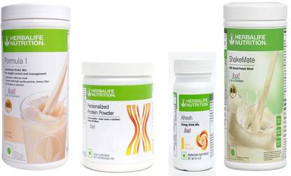 HERBALIFE FORMULA1 VANILLA 500PROTIEN 200GAFRESHENERGY DRINK LEMON 50 G SHAKEMATE 500 G Protein Shake