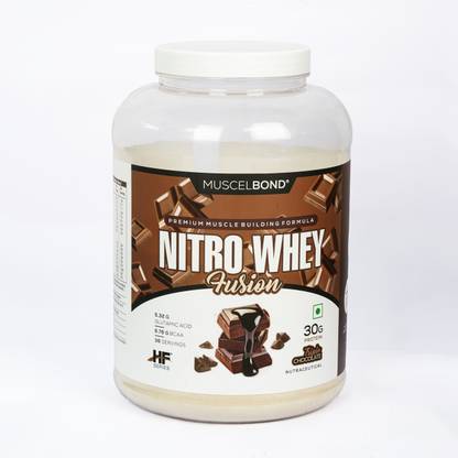 MuscelBond Nitro Whey Fusion | Premium Muscle Building Formula Whey Protein