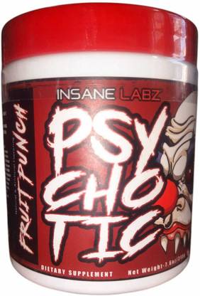 insane labz Psychotic Pre-workout Powder 35 Servings Fruit punch Flavor Pre Workout