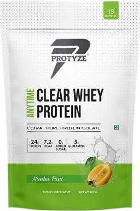 Protyze Anytime Clear whey Isolate 15 serving Whey Protein