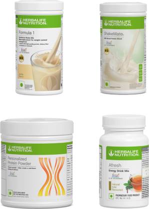 Herbalife Nutrition F1 Shake Vanilla , Small Protein Powder, ShakeMate , Afresh - Tulsi Protein Shake