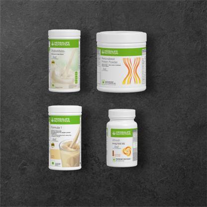 HERBALIFE SHAKEMATE,PP-200GM,F1-VANILLA AND CINNAMON (PACK OF 4) Energy Bars