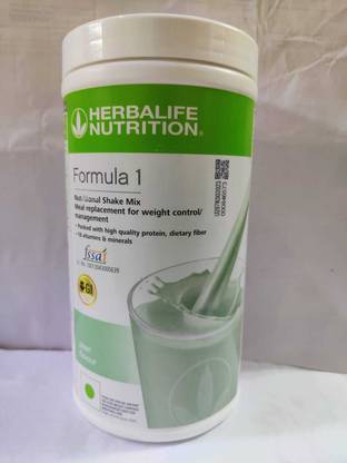 HERBALIFE Formula 1 shakes, including fruit flavors like fruit, PAAN . Plant-Based Protein