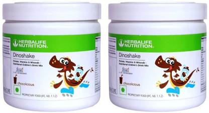 Herbalife Nutrition Dinoshake Kids Drink Mix - Chocolate Flavor 2 PCS PACK Protein Blends
