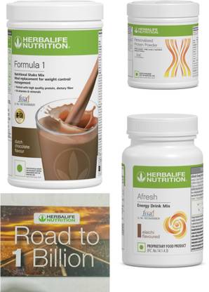 HERBALIFE Formula 1 Chocolate , PP Powder 200 G , Afresh Energy Mix - Eilachi Protein Shake