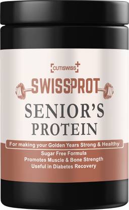 CUTISWISS Protein Powder Supplement For Senior Citizens , 40+ Protein Powder Protein Blends