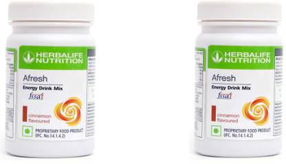 HERBALIFE Afresh Energy Drink Mix-CINNAMON And CINNAMON Flavor Plant-Based Protein