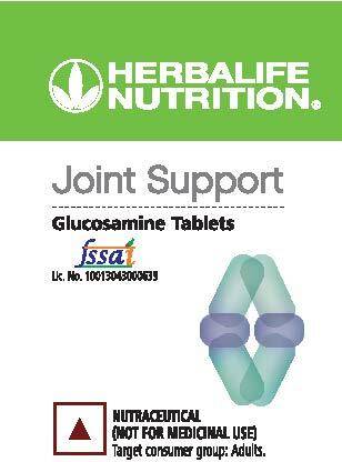 Herbalife Nutrition Herbalife Joint Support Glucosamine, 90 Tablets Body Joints Nutrition Bars