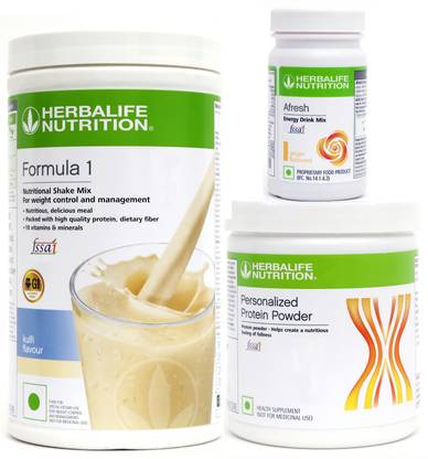 HERBALIFE FORMULA 1 KULFI +PP 200 GM+AFRESH (GINGER} SET OF 3 PCS KIT OF WEIGHT LOSS Nutrition Bars