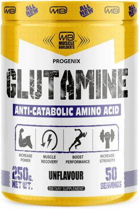 Progenix L-GLUTAMINE AMINO ACID POWDER FOR MUSCLE STRENGTH,RECOVERY & PERFORMANCE Glutamine