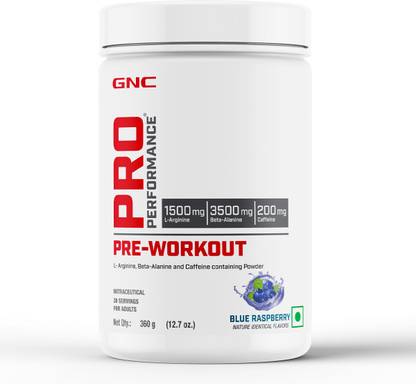 GNC Pro Performance | 360 gm | 30 Servings | Blood Orange Pre Workout