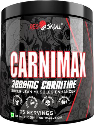 redskull nutrition CARNIMAX 3000MG L CARNITINE |Triple Strength Formula |Fast-Acting for Fat Loss Pre Workout
