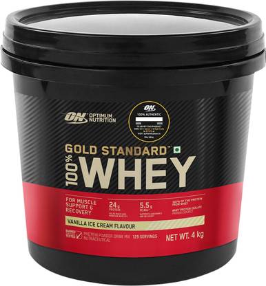Optimum Nutrition (ON) Gold Standard 100% Protein Powder - Primary Source Isolate Whey Protein