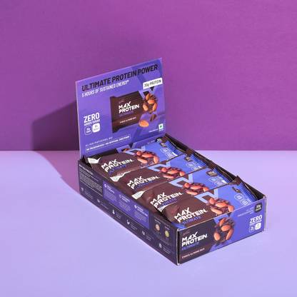 RiteBite Bar Ultimate ChocoAlmond, SugarFree, Healthy Protein Snack, No Preservatives 30g Protein Bars