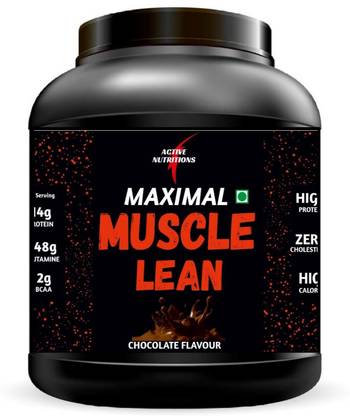 Active Nutritions ACTIVE NUTRITION MAXIMAL MUSCLE LEAN /14g PROTEIN/1.48g L-GLUTAMINE/2g BCAA- Weight Gainers/Mass Gainers