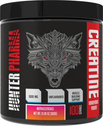 HUNTER PHARMA Creatine | 100 Servings | Unflavoured Creatine
