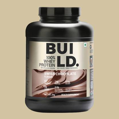 BUILD. 100% WHEY PROTEIN SWISS CHOCOLATE-2KG Whey Protein