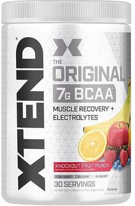 Scivation Xtend The Original 30 servings 7g BCAA Knockout Fruit Punch Flavor BCAA