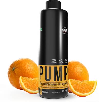 QNT Pump Explosive Liquid Pre-Workout | Instant Energy Drink, Builds Muscle Pre Workout