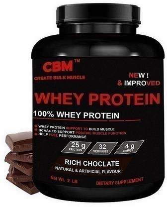 CREATE BULK MUSCLE Whey Protein 2lb chocolate Whey Protein