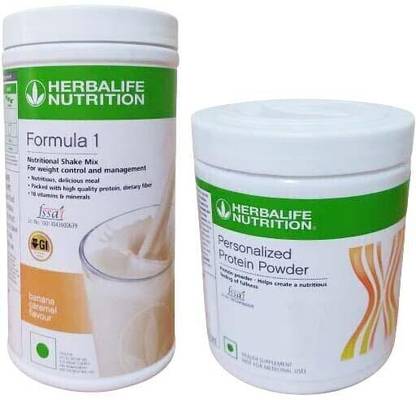 HERBALIFE Formula 1 Nutritional Shake Mix - Banana And Protein 200 gm Plant-Based Protein