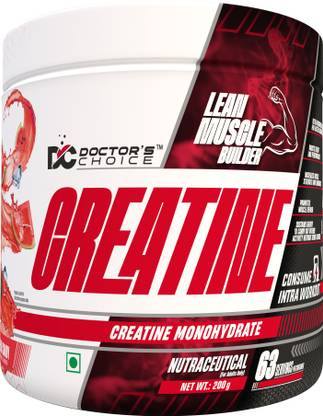 DOCTOR'S CHOICE Creatine Monohydrate Enhanced Absorption | 100% Pure Creatine