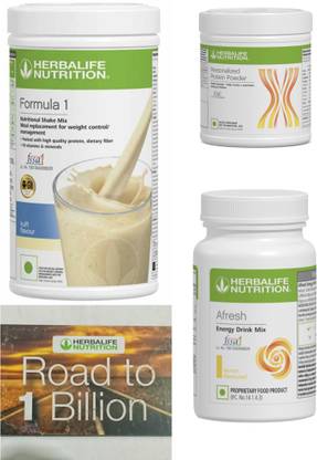 HERBALIFE Formula 1 Kulfi , PP Powder 200 G , Afresh Energy Mix - Lemon Protein Shake