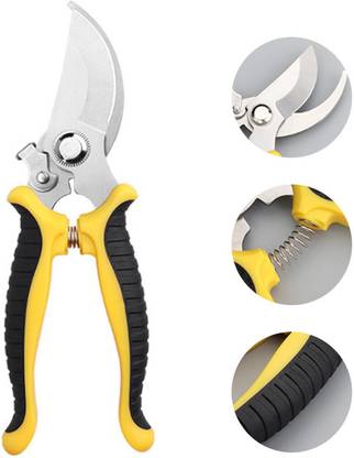 Kostech Pruning Cutter for All Purpose Garden Use Pruning Shear Cutter for All Purpose Garden Use with Smart Lock Bypass Pruner