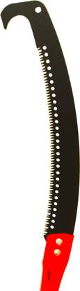 JESCO 702 Prune Saw Hook used for Expendable Pole for Garden Teeth Curved Blade AASONS Black Pruner saw for Top branches Anvil Pruner