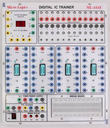 Micro Logics Digital IC Trainer kit ML 444S 20 Watts PSU