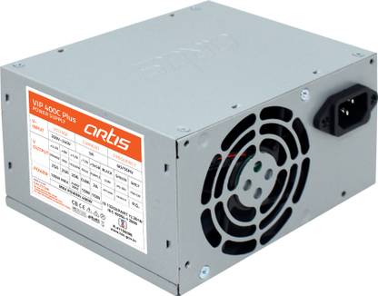artis VIP 400C Plus 400 Watts Computer PSU with 3 SATA Cables