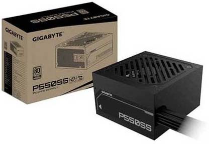 GIGABYTE GP-P550SS 80 Plus Silver 550 Watts Gaming PSU with 6 SATA Cables