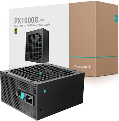 Deepcool PX1000G 80 Plus Gold /Cybenetics_Platinum, ATX 3.0 Fully Modular 1000 Watts Computer PSU with 2 SATA Cables