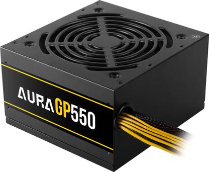 GAMEDIAS Aura GP550 Power Supply Unit 550 Watts Computer PSU with 5 SATA Cables