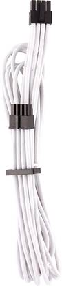 SUPERTRON Corsair Premium Individually Sleeved EPS12V/ATX12V Cables – White, One Size 12 Watts Gaming PSU with 8 SATA Cables