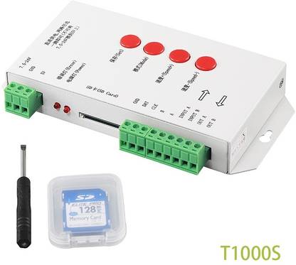 Brilights T1000S LED Pixel Controller with SD Storage 60 Watts PSU