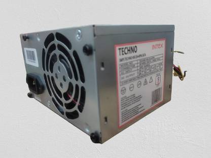 TECHNO INTEX SMPS 450 Watts Computer PSU with 4 SATA Cables