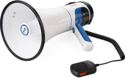 MZ MIC 16 (RECHARGEABLE HANDHELD MEGAPHONE) 1000W, 2000mAh x 3 Battery, 1200m Range with Talk/Record/Music/U Disk/Bluetooth/TF Card/Siren Indoor, Outdoor PA System