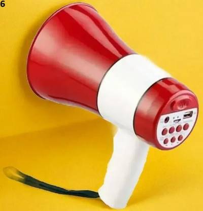 3BAAN A613 Mic 11 (HANDHELD RECHARGEABLE MEGAPHONE) with Recording, Indoor, Outdoor PA System