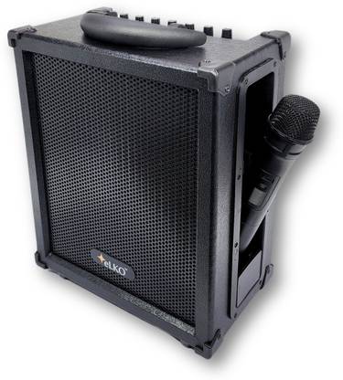 ELKO ™eLKO™CE-30 P.A. Cube Amplifier| Bluetooth|Guitar|Karaoke| Professional P.A. Amplifier with U.H.F Cordless Mic Indoor, Outdoor PA System