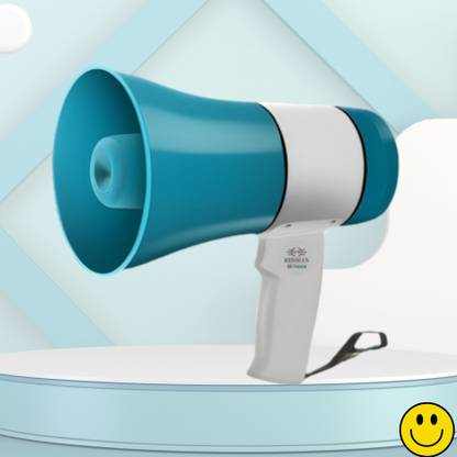 FRONY Handheld Megaphone with Siren, Microphone & Rechargeable for Outdoor EventsA49 Megaphone Portable Megaphone Siren Loudspeaker Function &Long Battery BackupA49 Outdoor PA System