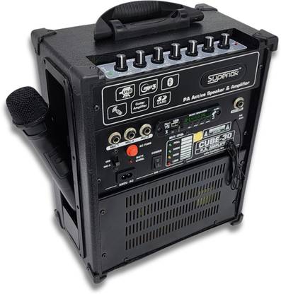 Superior ™C-30B Cube Amplifier|Musical Amplifier|Bluetooth|AUX|UHF Mic| B-30 Cube Indoor, Outdoor PA System