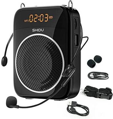 Shidu S298 Portable Voice Amplifier for Teacher with Microphone Headset S298 Outdoor PA System