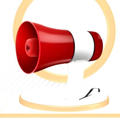 YAROH F163 MEGAPHONE-Exceptional Sound Clarity,User-Friendly with USB,TF,240srecording Indoor, Outdoor PA System