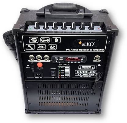 ELKO ™eLKO™New Series P.A. Amplifier| Guitar Amplifier| Karaoke|Bluetooth| Portable P.A. Mic Amplifier with U.H.F Wireless Mic Indoor, Outdoor PA System