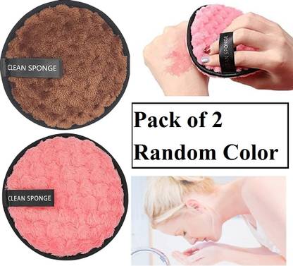 TinLivery Reusable Makeup Remover Pads – Washable, Double-Sided, Set of 2