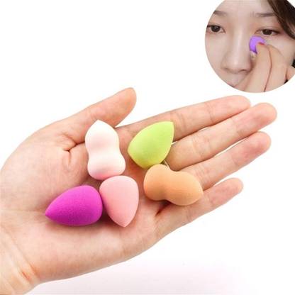 WECHARMERZ Micro Mini Super Soft Blendable Smooth Makeup Sponge Puff With Ball Case