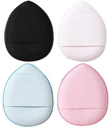 WECHARMERZ Premium 4pcs Mini Finger Make-up Foundation Sponges Powder Puff