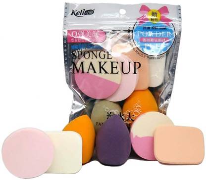 Beauty Yard Make Up Sponge Beauty Blender Puff (Color May Vary)- Set of 6