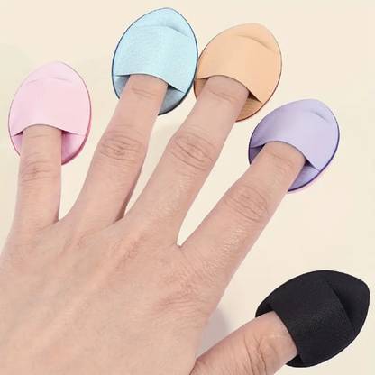 Beautiflame Soft and Smooth Fingertip Makeup Puff Brush for Perfect Foundation Application